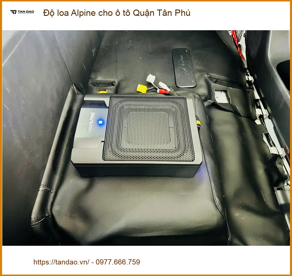 Trung Tâm Độ Loa Ô Tô loa Alpine cho ô tô Quận Tân Phú - Thi Công Chuyên Nghiệp ảnh thực tế 2