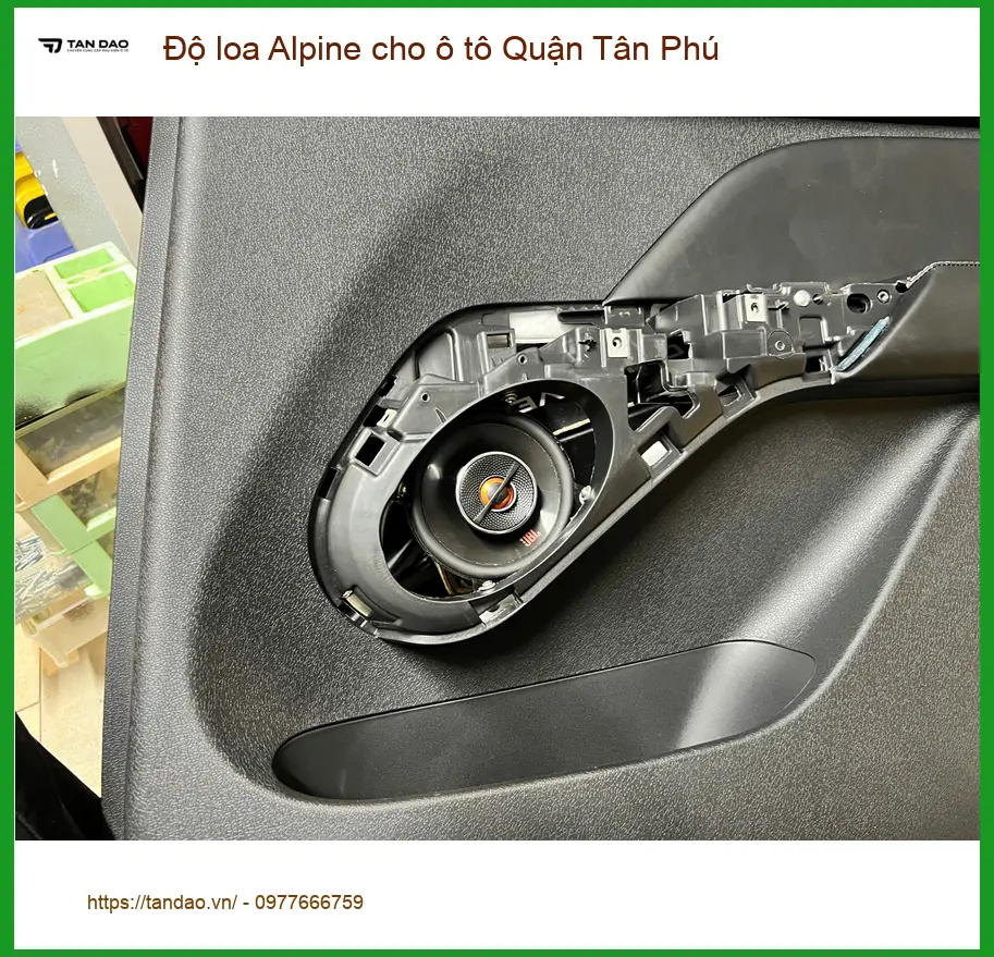 Trung Tâm Độ Loa Ô Tô loa Alpine cho ô tô Quận Tân Phú - Thi Công Chuyên Nghiệp ảnh thực tế 3