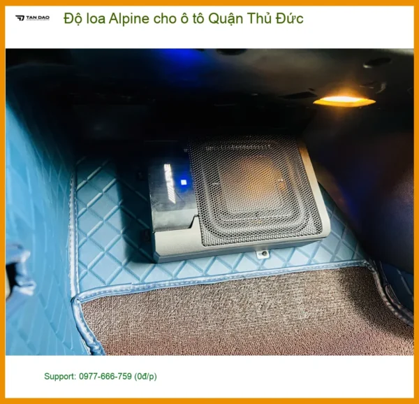 Trung Tâm Độ Loa Ô Tô loa Alpine cho ô tô Quận Thủ Đức - Nâng Cấp Chính Hãng