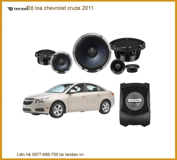 Độ Loa Chevrolet Cruze 2011 - Địa Chỉ Chuyên Độ Loa Chính Hãng TPHCM