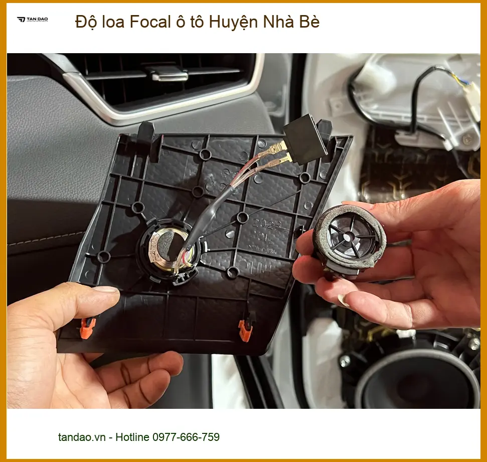 Trung Tâm Độ Loa Ô Tô loa Focal ô tô Huyện Nhà Bè - Lắp Đặt Uy Tín TPHCM ảnh thực tế 3