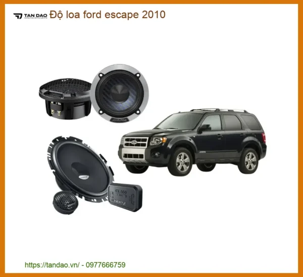 Độ Loa Ford Escape 2010 - Trung Tâm Nâng Cấp Âm Thanh Uy Tín TPHCM