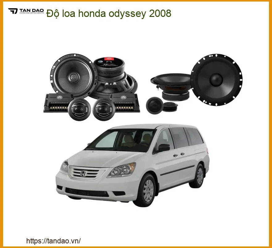 Nâng Cấp Âm Thanh Honda Odyssey 2008 - Địa Chỉ Độ Loa Chính Hãng TPHCM