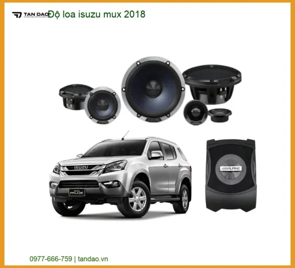 Nâng Cấp Hệ Thống Loa Isuzu Mu-X 2018 - Trung Tâm Độ Loa Uy Tín TPHCM