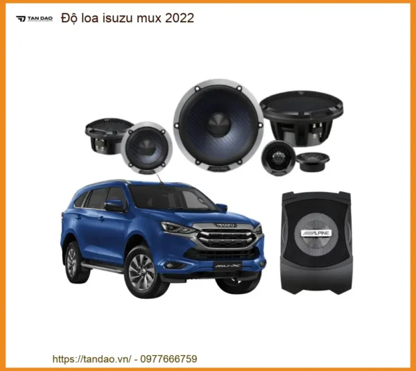Độ Loa Ô Tô Isuzu MUX 2022 - Địa Chỉ Lắp Đặt Nâng Cấp Uy Tín Chính Hãng TPHCM