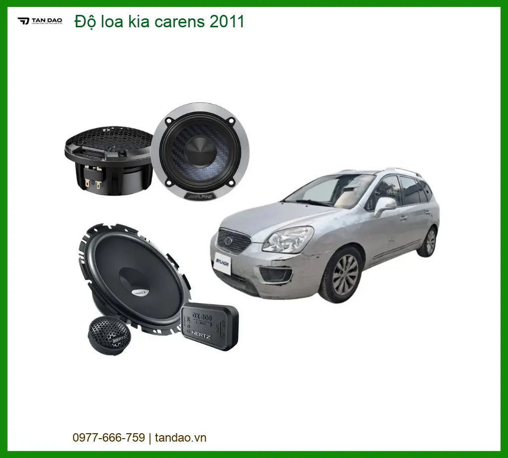 Độ Loa Nâng Cấp Âm Thanh Kia Carens 2011 - Địa Chỉ Độ Loa Ô Tô Chính Hãng TPHCM