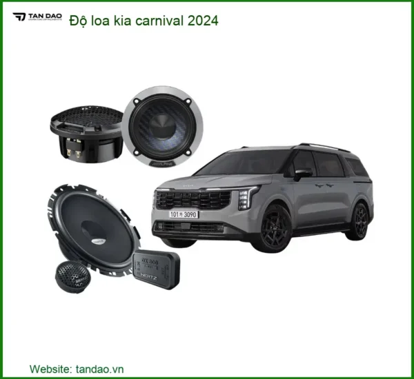 Độ Loa Ô Tô Kia Carnival 2024 - Địa Chỉ Nâng Cấp Loa Uy Tín TPHCM