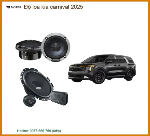 Độ Loa Nâng Cấp Âm Thanh Kia Carnival - Địa Chỉ Lắp Đặt Uy Tín TPHCM