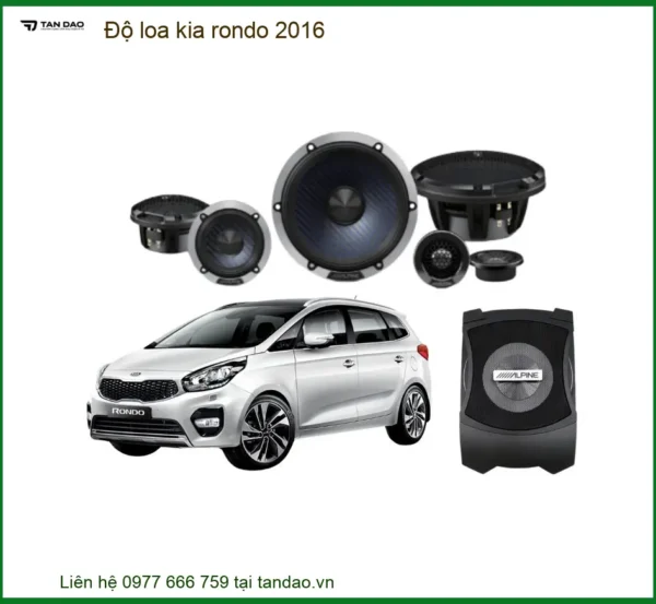 Độ loa kia rondo 2016