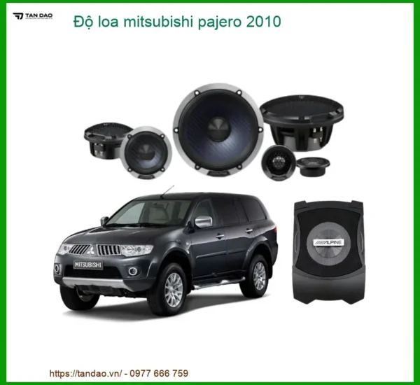 Độ Loa Mitsubishi Pajero 2010 - Địa Chỉ Lắp Đặt Loa Uy Tín TPHCM