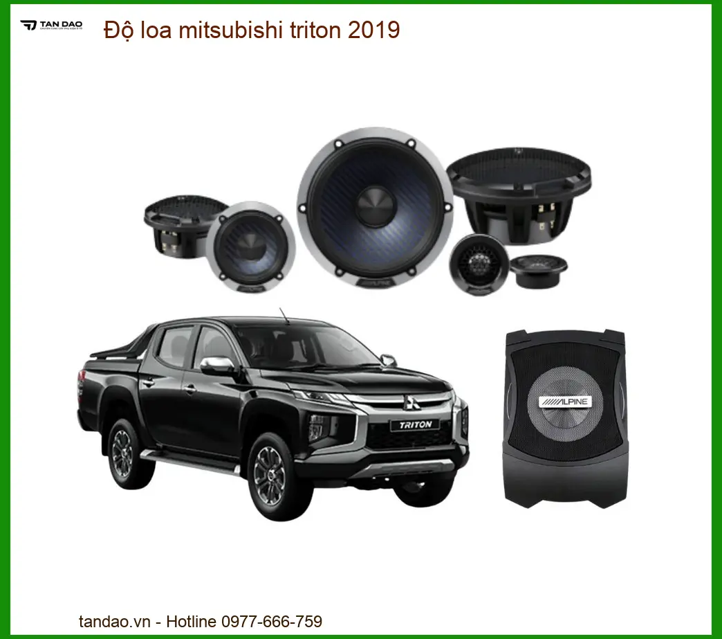 Độ Loa Mitsubishi Triton 2019 - Trung Tâm Độ Chính Hãng TPHCM