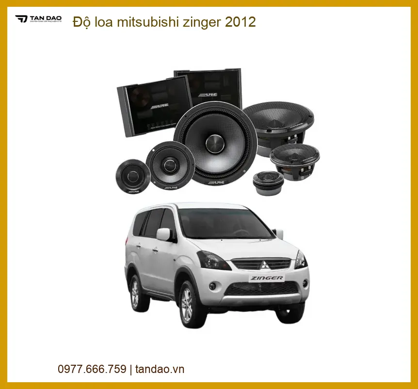 Độ Loa Mitsubishi Zinger 2012 - Trung Tâm Nâng Cấp Loa Uy Tín TPHCM