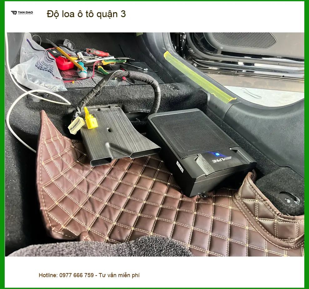 Địa Chỉ Lắp Đặt Độ Loa Ô Tô loa ô tô quận 3 - Lắp Đặt Uy Tín TPHCM ảnh thực tế 2