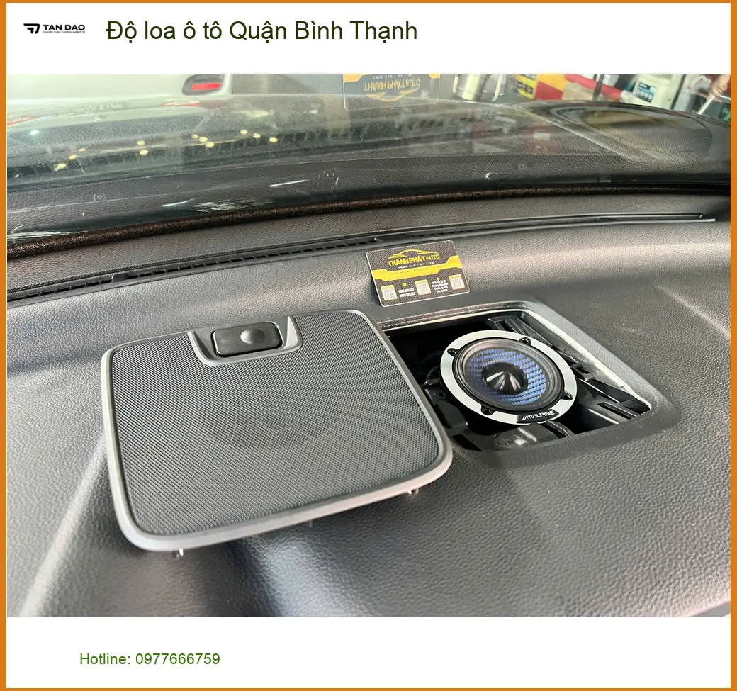 Trung Tâm Lắp Đặt Độ Loa Ô Tô loa ô tô Quận Bình Thạnh - Thi Công Chuyên Nghiệp ảnh thực tế 3