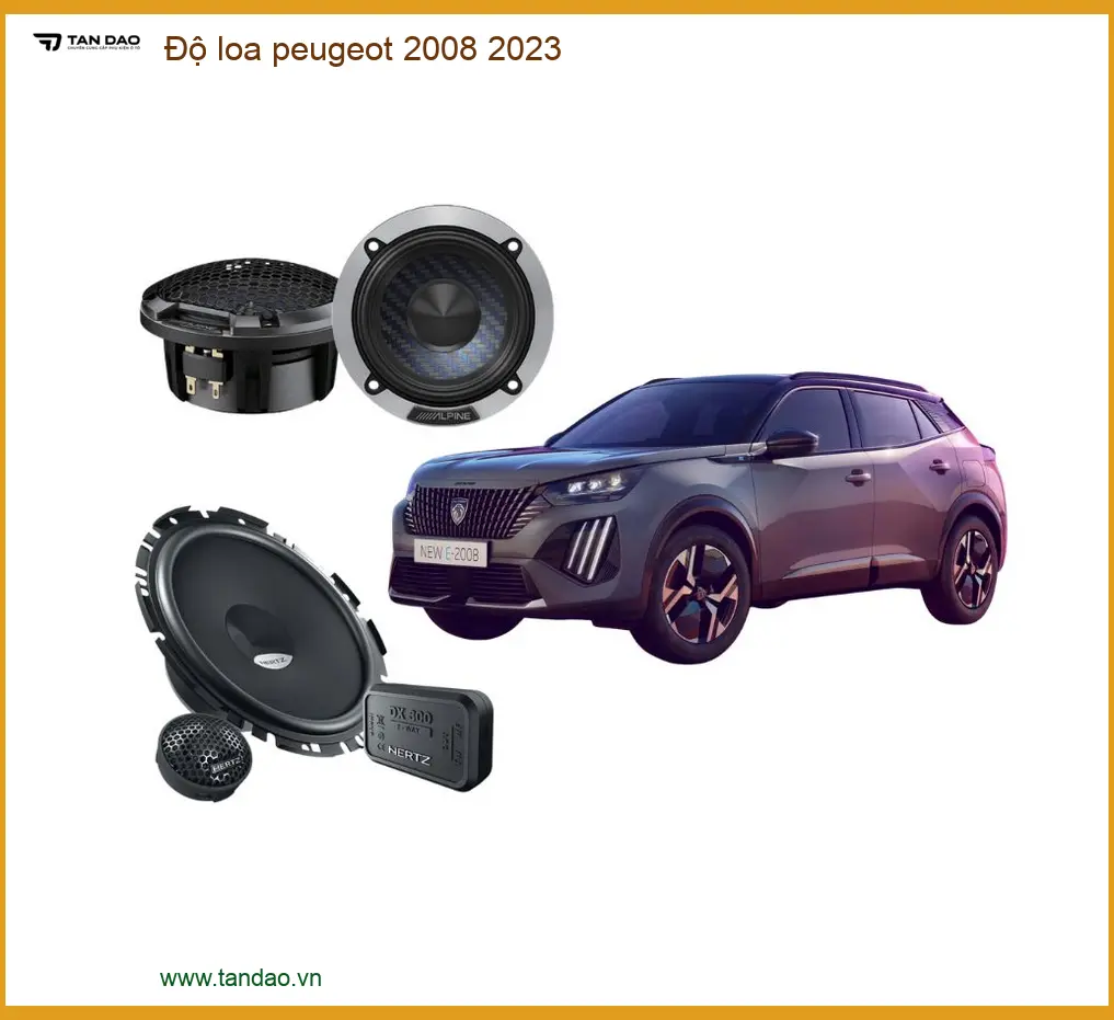 Độ Loa Peugeot 2008 2023 - Trung Tâm Nâng Cấp Chính Hãng TPHCM