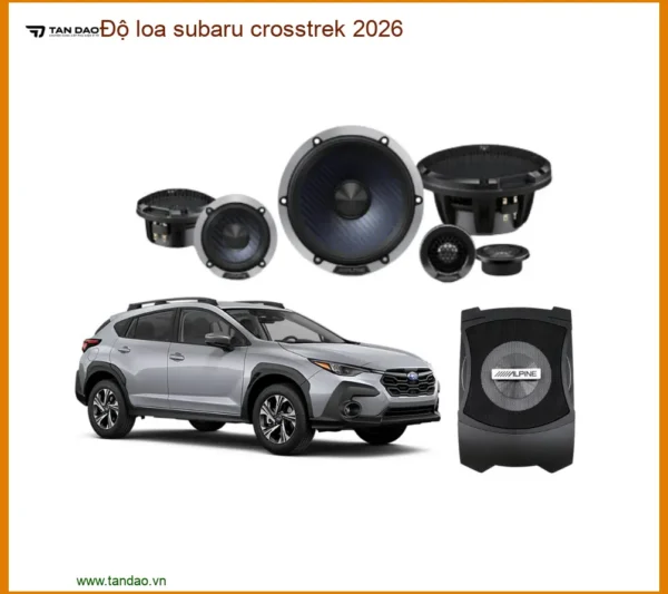 Nâng Cấp Âm Thanh Loa Sub Subaru Crosstrek - Trung Tâm Lắp Đặt Chính Hãng TPHCM
