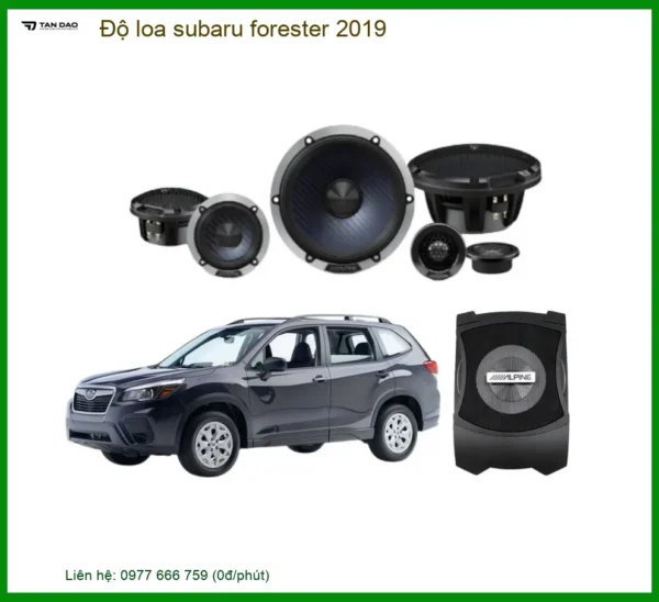 Loa Sub Gầm Ghế Subaru Forester 2019 - Địa Chỉ Lắp Đặt Nâng Cấp Uy Tín TPHCM