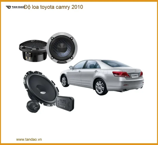 Nâng Cấp Loa Toyota Camry 2010 - Trung Tâm Lắp Đặt Chính Hãng TPHCM