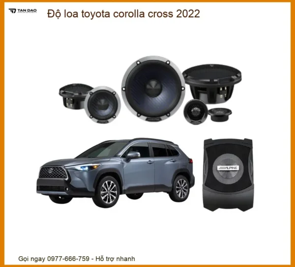 Độ loa Toyota Corolla Cross 2022 - Trung Tâm Độ Chính Hãng TPHCM