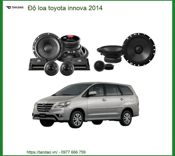 Độ Loa Ô Tô Cao Cấp Toyota Innova 2014 - Địa Chỉ Nâng Cấp Uy Tín TPHCM