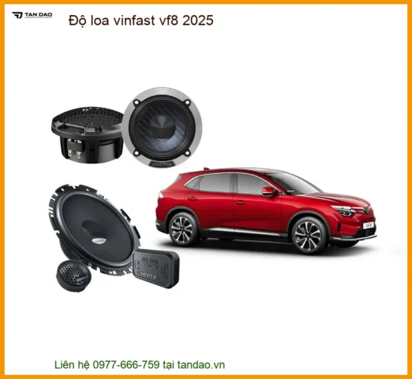 Độ loa ô tô Vinfast VF8 2025 - Địa Chỉ Nâng Cấp Loa Cao Cấp TPHCM