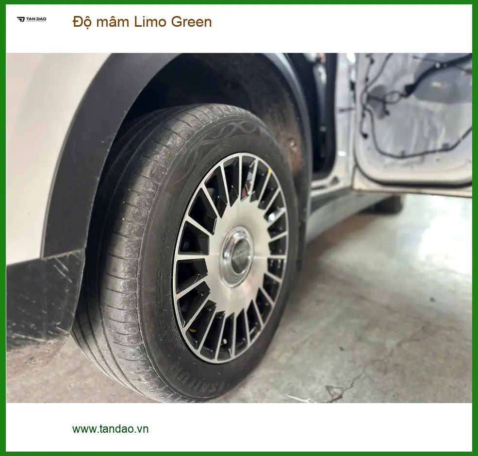 Bác Trí độ mâm Limo Green cho Hyundai Santa Fe tại Quận Gò Vấp để xe nổi bật hơn ảnh thực tế 2