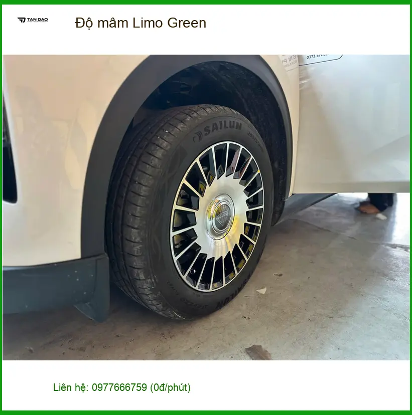 Bác Trí độ mâm Limo Green cho Hyundai Santa Fe tại Quận Gò Vấp để xe nổi bật hơn ảnh thực tế 3