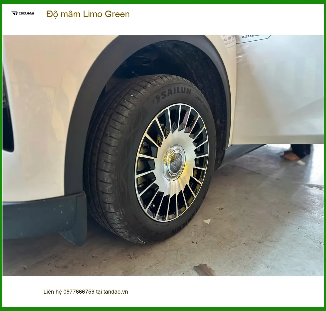 Anh Khang độ mâm Limo Green cho Honda CRV tại Quận 2 để xe trông thể thao hơn