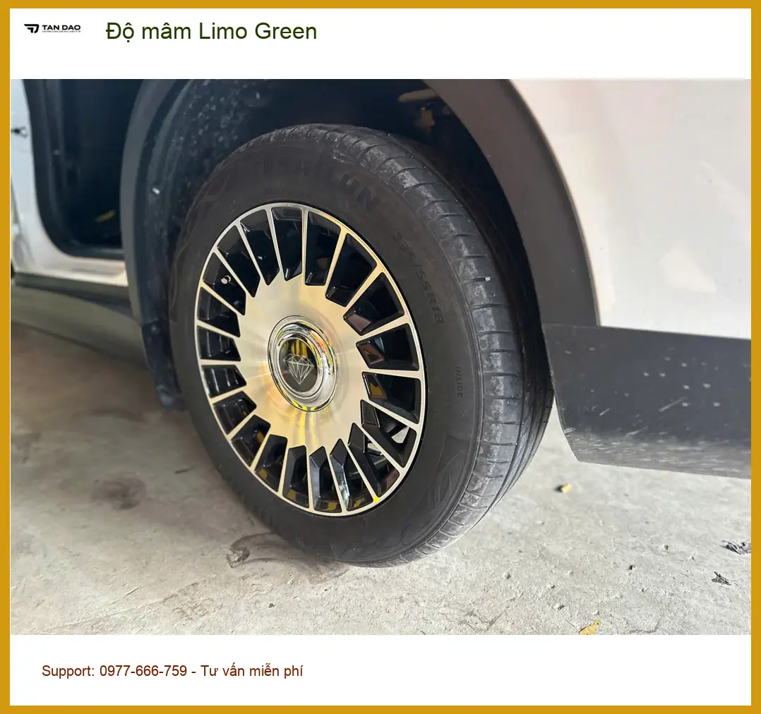 Anh Kiên độ mâm Limo Green cho Toyota Cross tại Thủ Đức, tăng vẻ cá tính ảnh thực tế 2