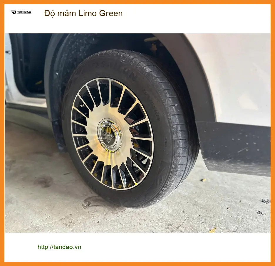 Anh Thiên độ mâm Limo Green cho Mitsubishi Outlander tại Củ Chi để xe trông mạnh mẽ hơn ảnh thực tế 2