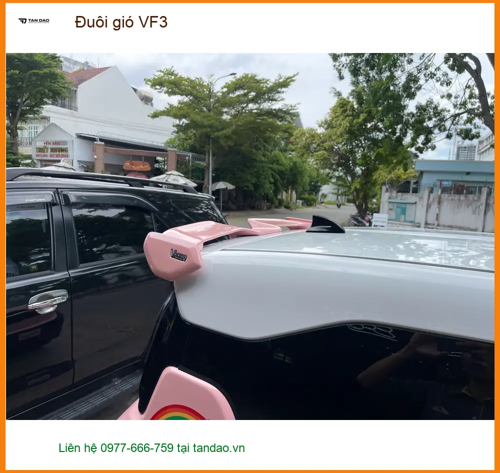 Anh Khang lắp đuôi gió VF3 tại Quận Bình Tân để tăng tính thể thao và ổn định ảnh thực tế 2