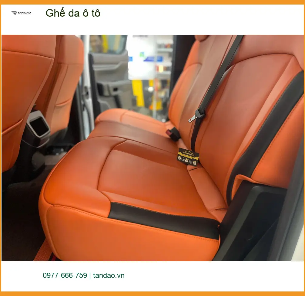 Chị Mai bọc ghế da ô tô Hyundai Accent để nâng tầm nội thất tại Quận 9 ảnh thực tế 4