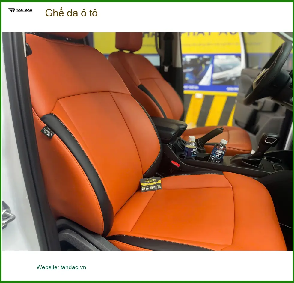 Anh Dũng bọc ghế da ô tô cho Honda CR-V tại Quận 7 để xe luôn sạch sẽ ảnh thực tế 4