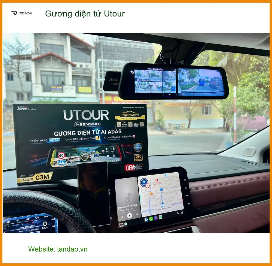 Anh Duy lắp Gương điện tử Utour cho Mazda CX-5 tại Quận Tân Bình