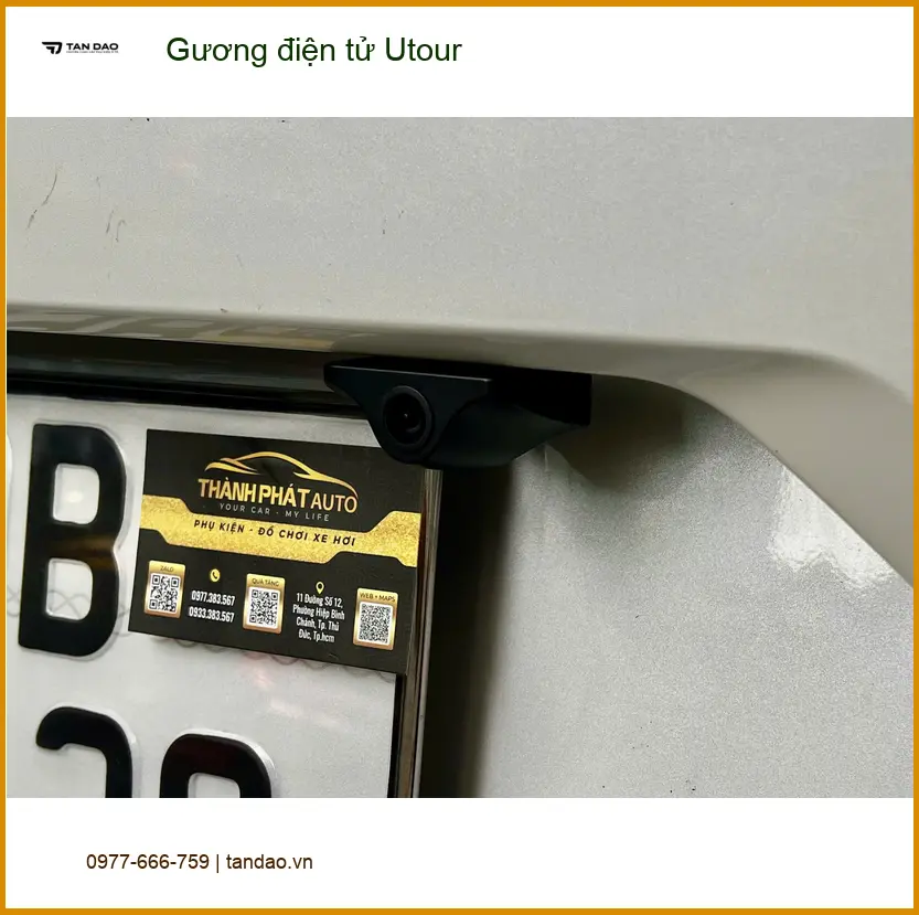 Anh Duy lắp Gương điện tử Utour cho Mazda CX-5 tại Quận Tân Bình ảnh thực tế 3