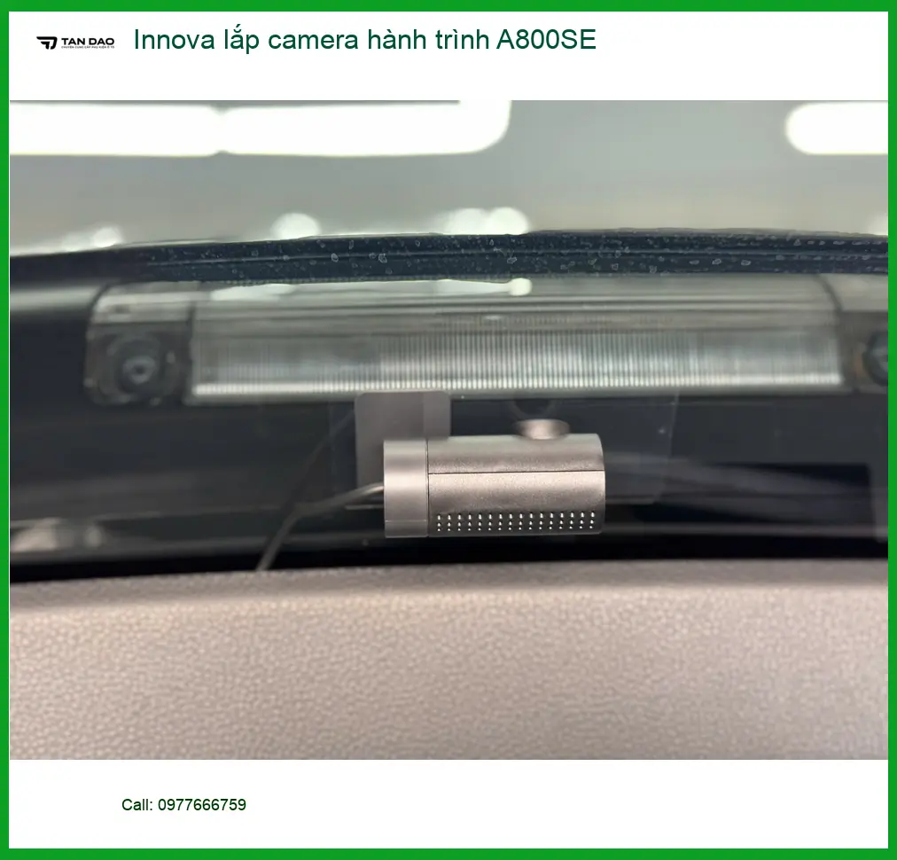 Chú Tấn lắp camera hành trình A800SE cho Innova tại Bình Thạnh đảm bảo an toàn ảnh thực tế 3
