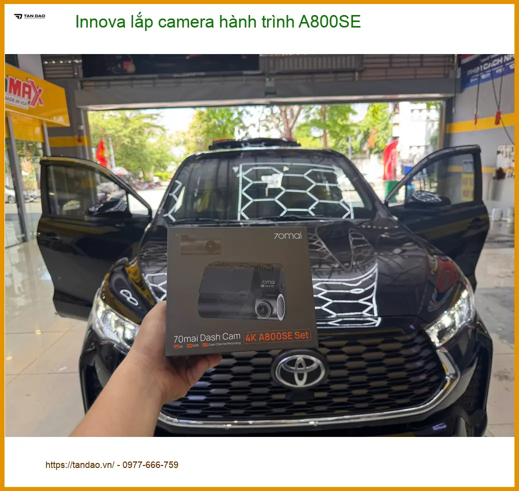 Chú Nam lắp camera hành trình A800SE cho Innova tại Nhà Bè để đảm bảo an toàn ảnh thực tế 4