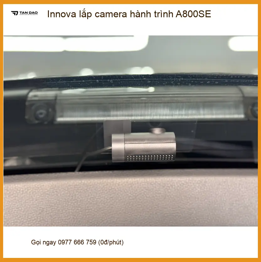 Chú Đạt lắp camera hành trình A800SE cho Innova tại Hóc Môn để an tâm hơn ảnh thực tế 3