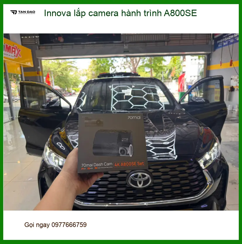 Chú Đạt lắp camera hành trình A800SE cho Innova tại Hóc Môn để an tâm hơn ảnh thực tế 4