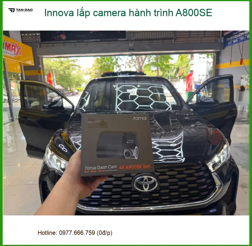 Chú Quang lắp Camera Hành Trình A800SE Innova Tân Phú, ghi hình an toàn ảnh thực tế 2