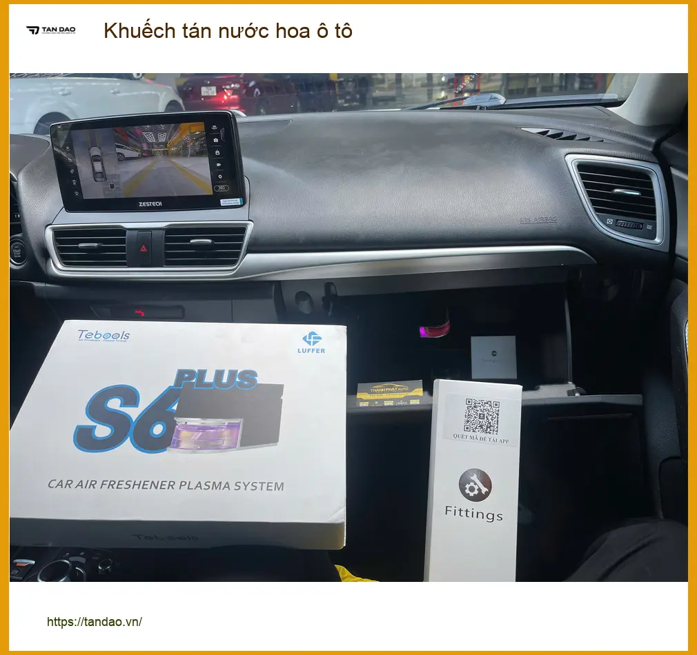 Anh Quân gắn Khuếch tán nước hoa ô tô cho Honda CR-V tại Quận 3 ảnh thực tế 3