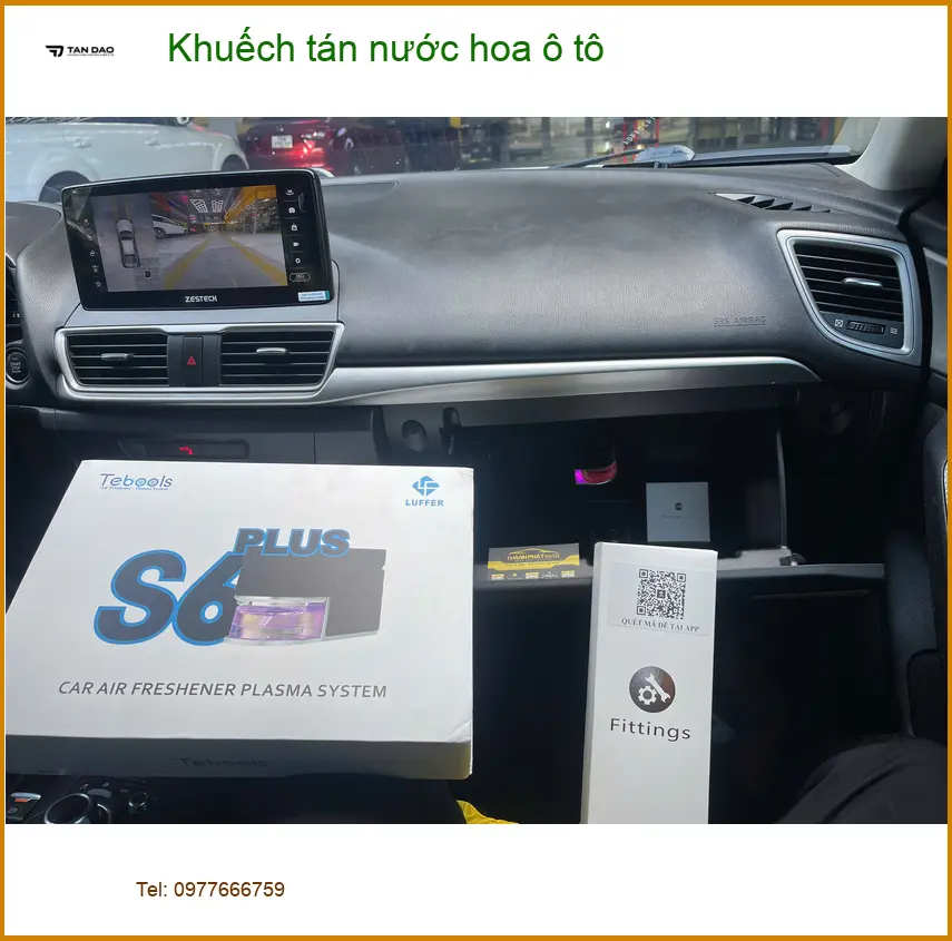 Anh Tùng nâng cấp khuếch tán nước hoa ô tô Hyundai Accent tại Nhà Bè ảnh thực tế 2