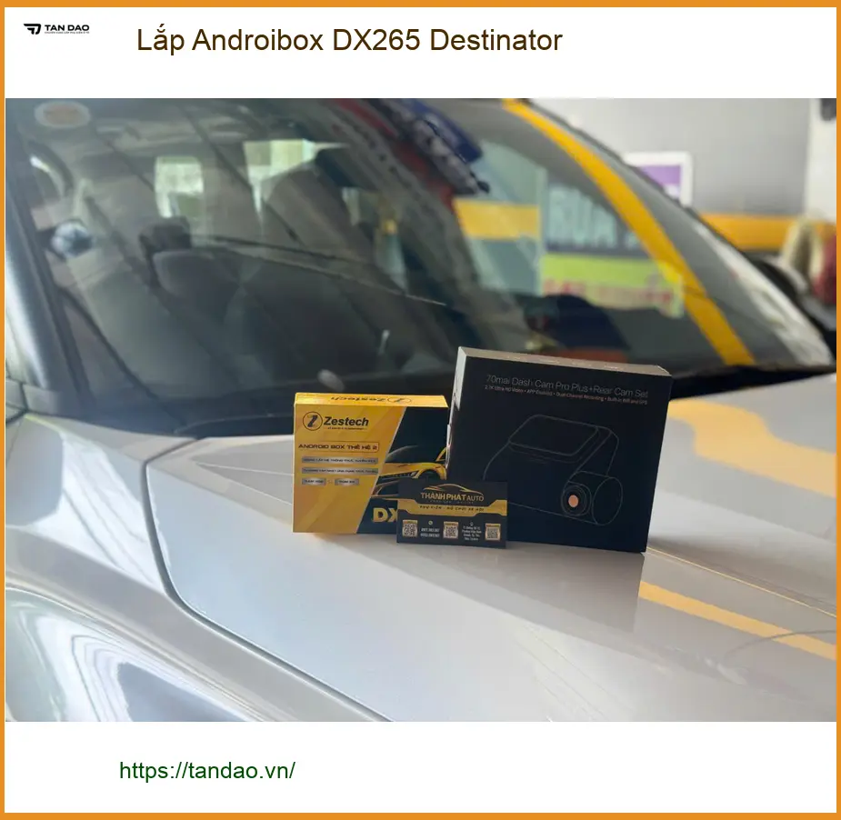 Chị Lan Anh lắp Androibox DX265 Destinator cho Honda CRV Quận 4