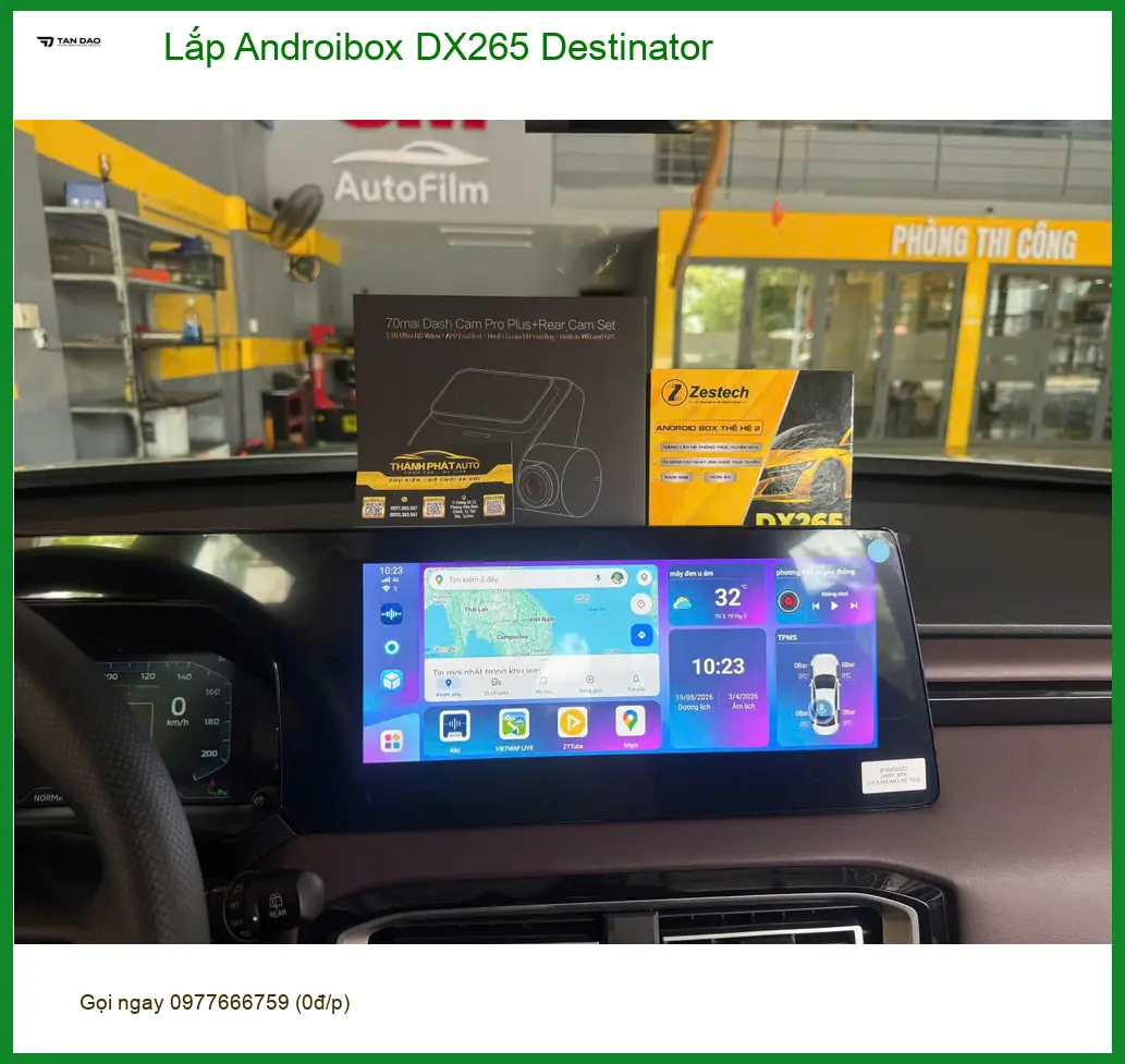 Chị Thảo lắp Androibox DX265 Destinator cho Mazda CX-5 ở Nhà Bè ảnh thực tế 2