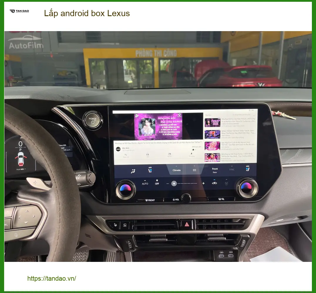 Anh Nam lắp android box Lexus ES300h tại Quận 6 để nâng tầm giải trí và dẫn đường ảnh thực tế 3