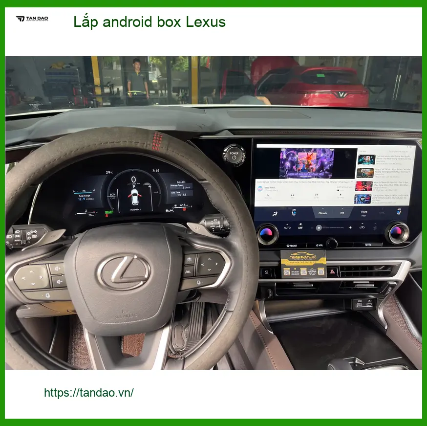 Anh Nam lắp android box Lexus ES300h tại Quận 6 để nâng tầm giải trí và dẫn đường ảnh thực tế 4