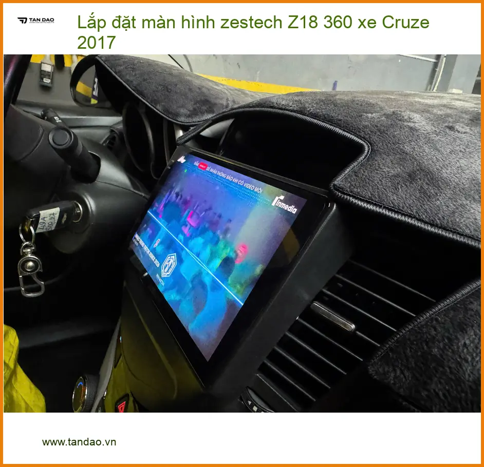 Anh Minh nâng cấp màn hình Zestech Z18 360 cho Cruze 2017 tại Quận 12 ảnh thực tế 2
