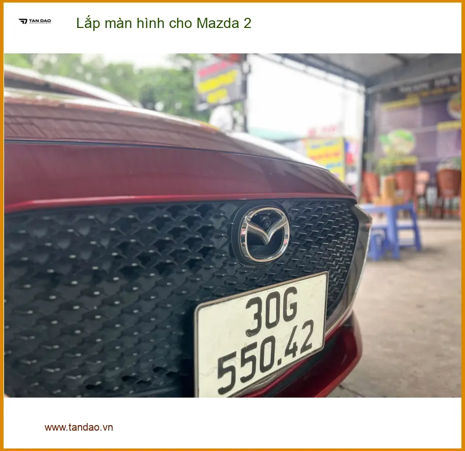 Anh Minh lắp màn hình Android cho Mazda 2 tại Quận 1 để tiện dẫn đường và giải trí ảnh thực tế 3