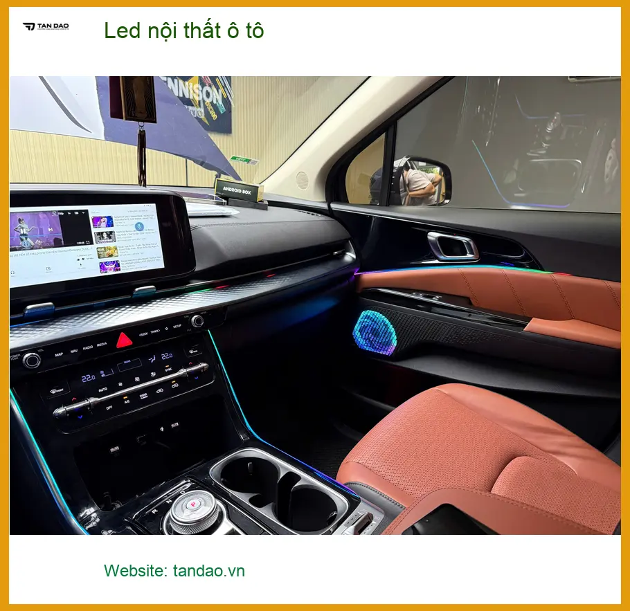 Anh Trường lắp Led nội thất ô tô Hyundai Elantra Quận 6 để tăng tính thẩm mỹ ảnh thực tế 4