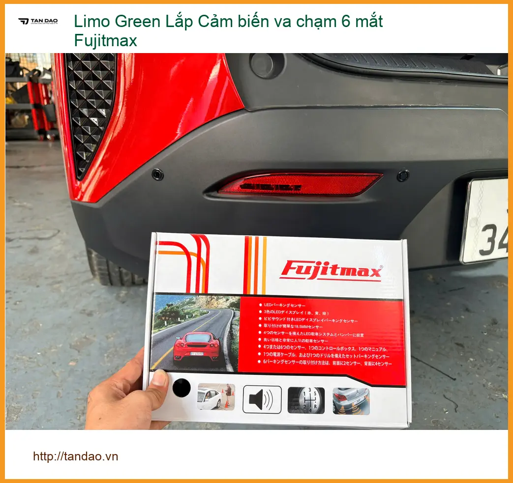 Anh Khang lắp Cảm biến va chạm 6 mắt Fujitmax Limo Green tại Gò Vấp ảnh thực tế 2